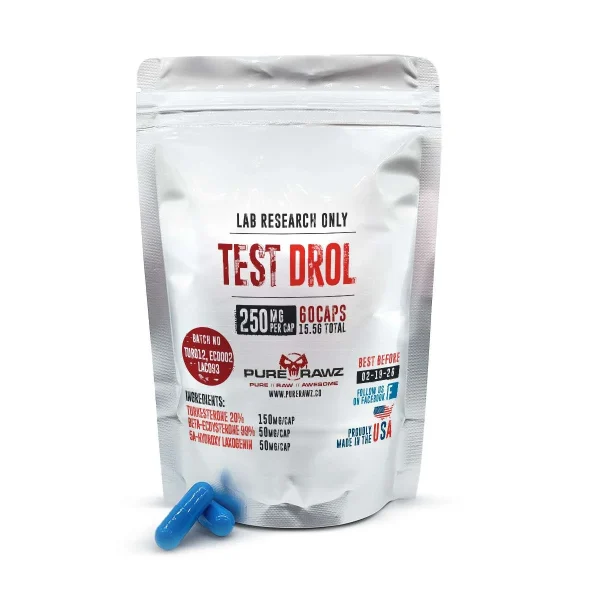 Test Drol (Turkesterone 20% + Ecdysterone 99% + 5a-Hydroxy Laxogenin)
