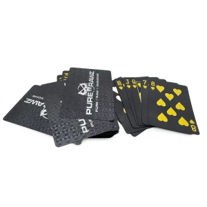 Black Foil Waterproof Playing Cards