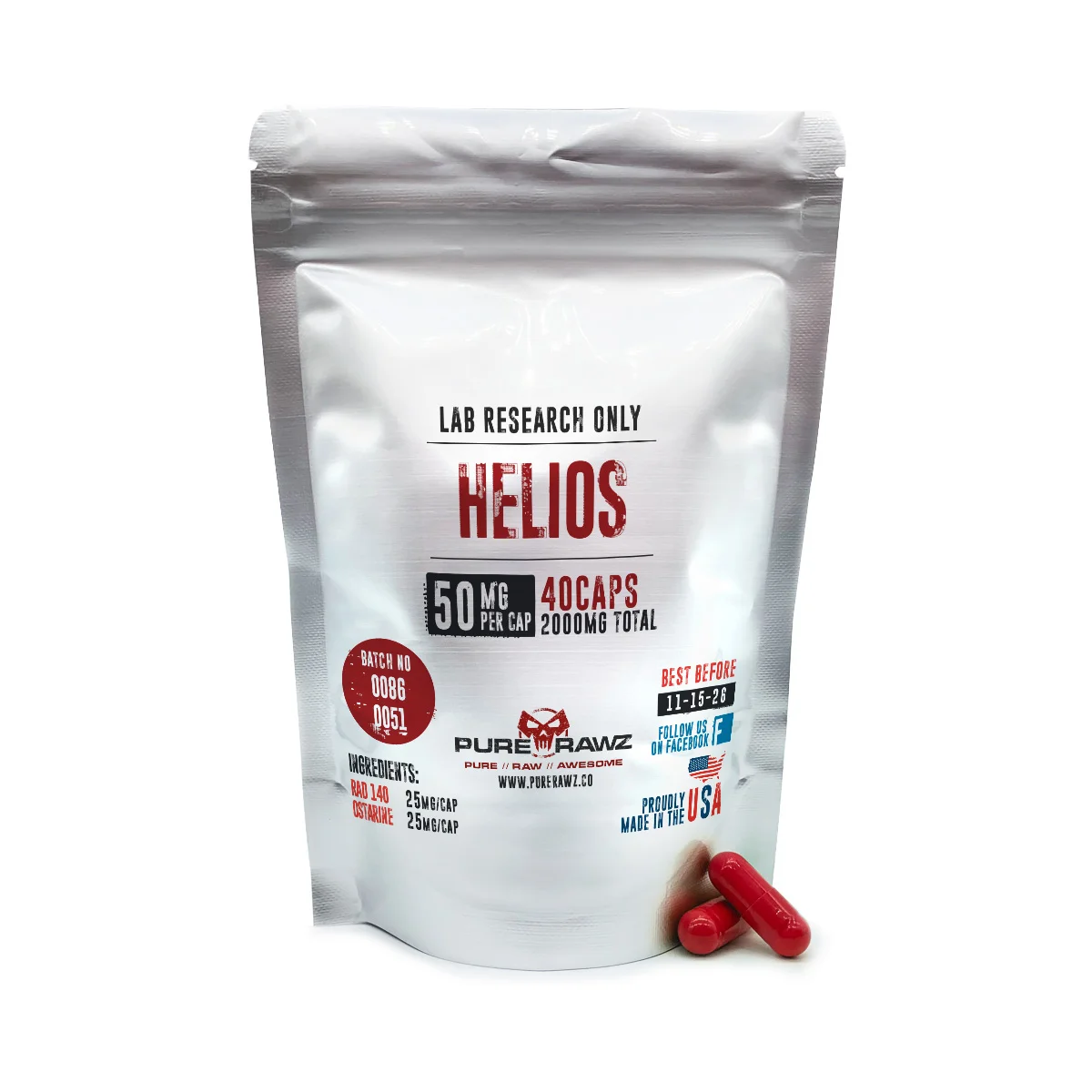 Helios Stack (RAD-140 + MK-2866)